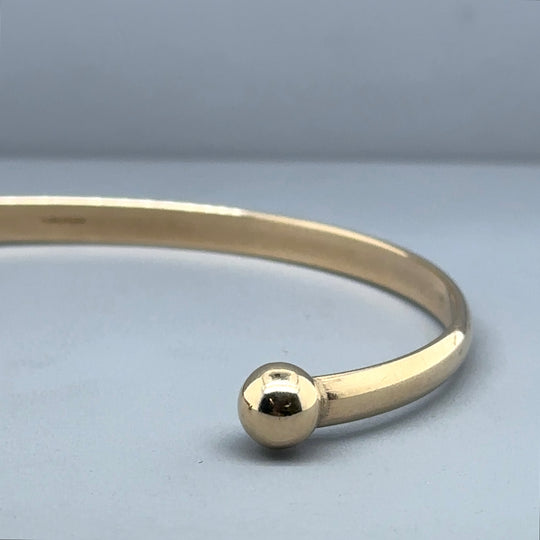 9ct Yellow Gold Torque Bangle