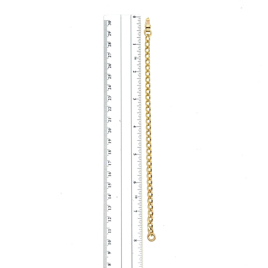 9ct Yellow Gold Curb Bracelet
