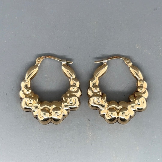 9ct Yellow Gold Hoop Earrings