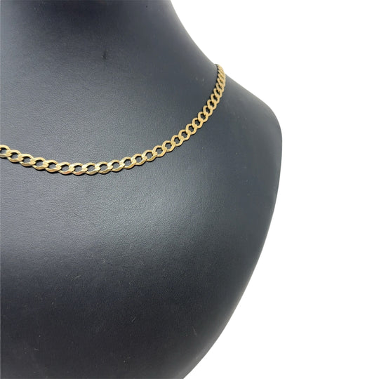 9ct Yellow Gold Curb Chain (30")