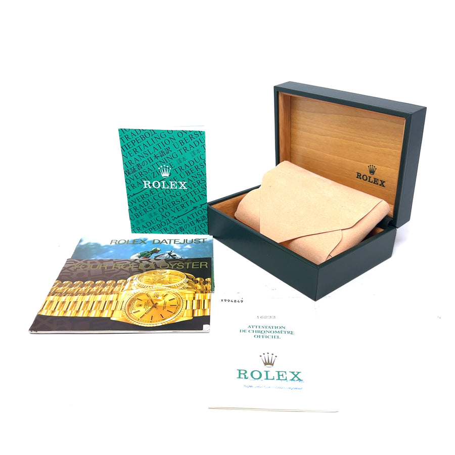 Pre-Owned 18ct Yellow Gold and Stainless Steel Bi-Colour Datejust Rolex (Gents)