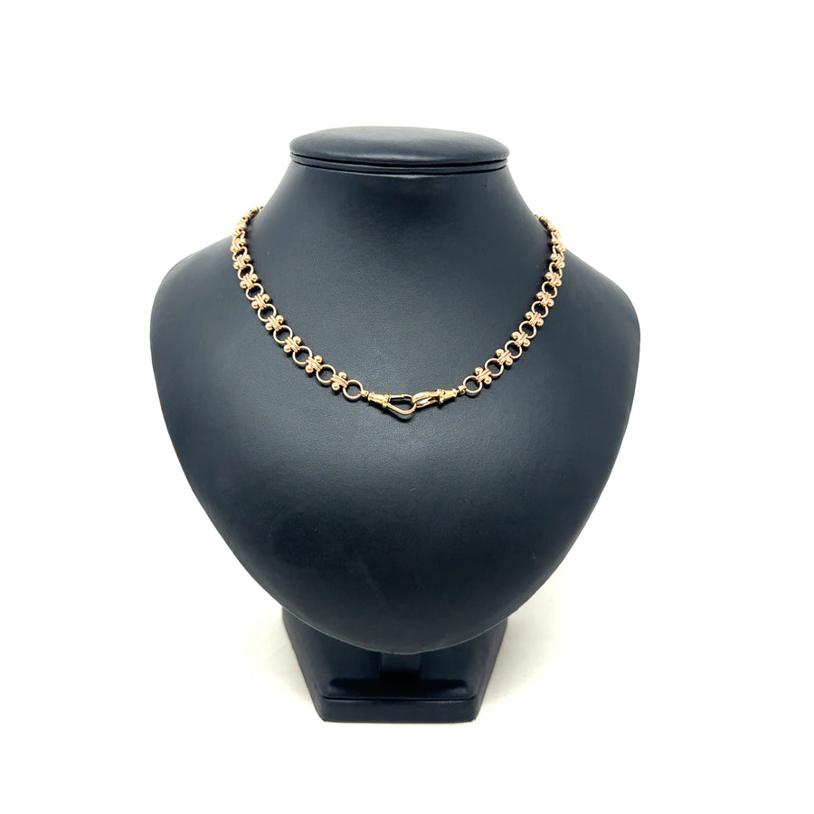 9ct Rose Gold Albert Chain (20")
