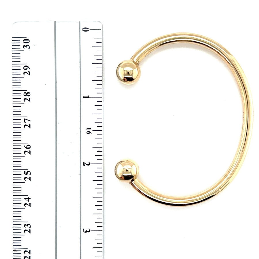 9ct Yellow Gold Torque Bangle