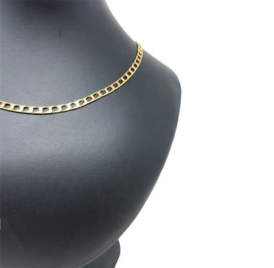 9ct Yellow Gold Curb Chain (20")
