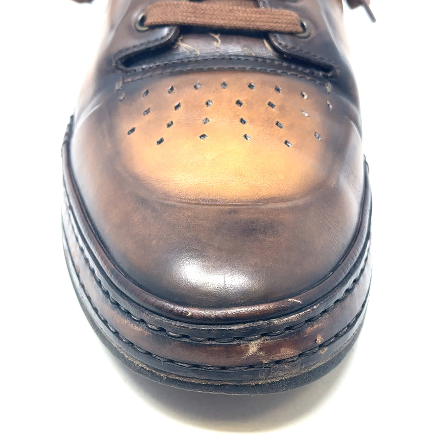 Pre-Owned Leather Brown Berluti Boots - UK Size 12 (EU 47)