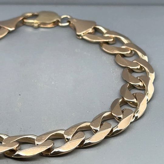 9ct Yellow Gold Curb Bracelet