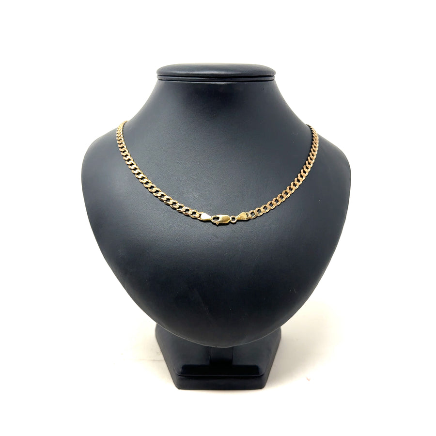 9ct Yellow Gold Curb Chain (23")