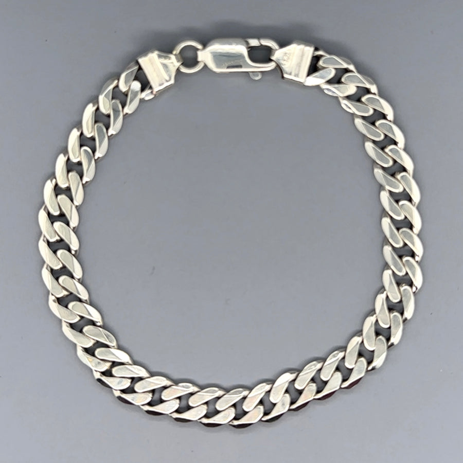 Sterling Silver Curb Bracelet