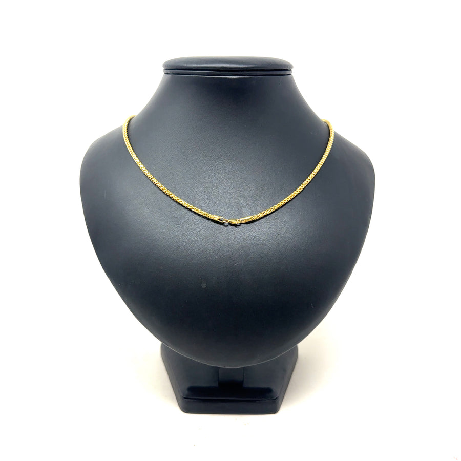 9ct Yellow Gold Wheat Link Chain (20")