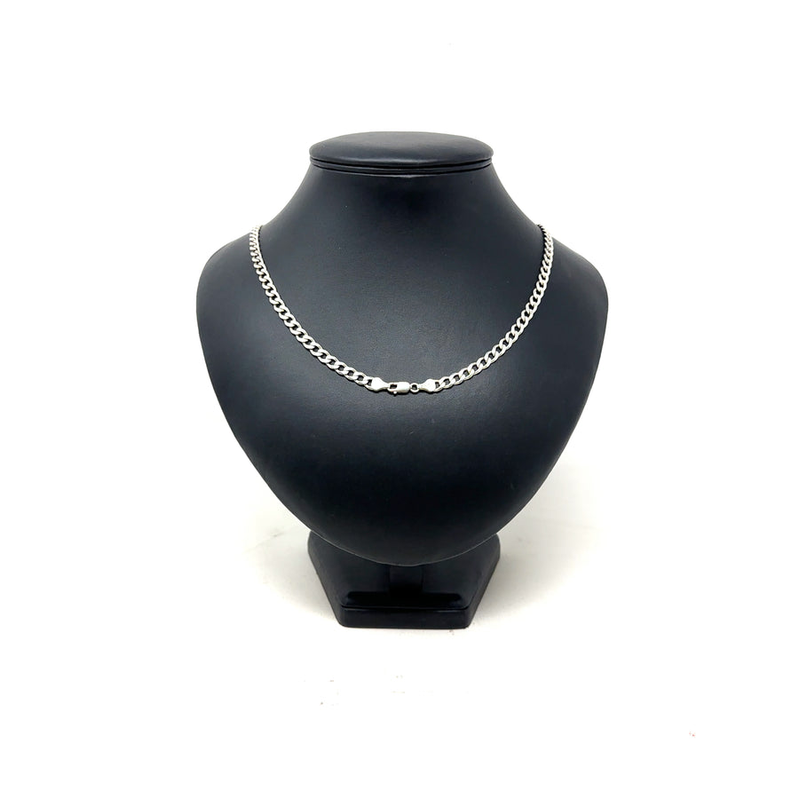 Sterling Silver Curb Chain (22")