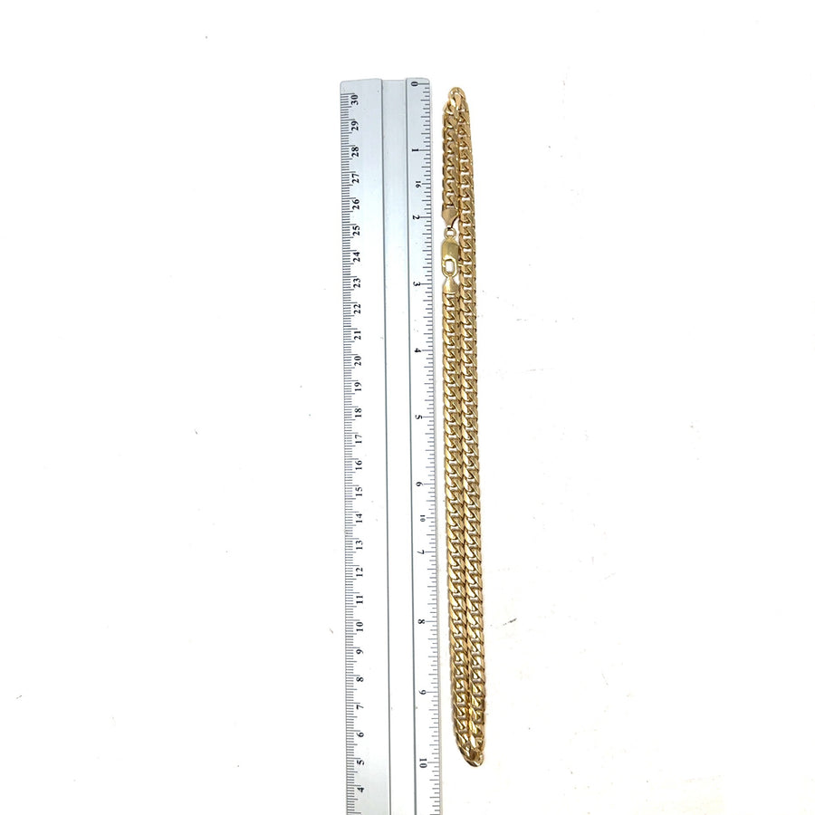 9ct Yellow Gold Curb Chain (22")