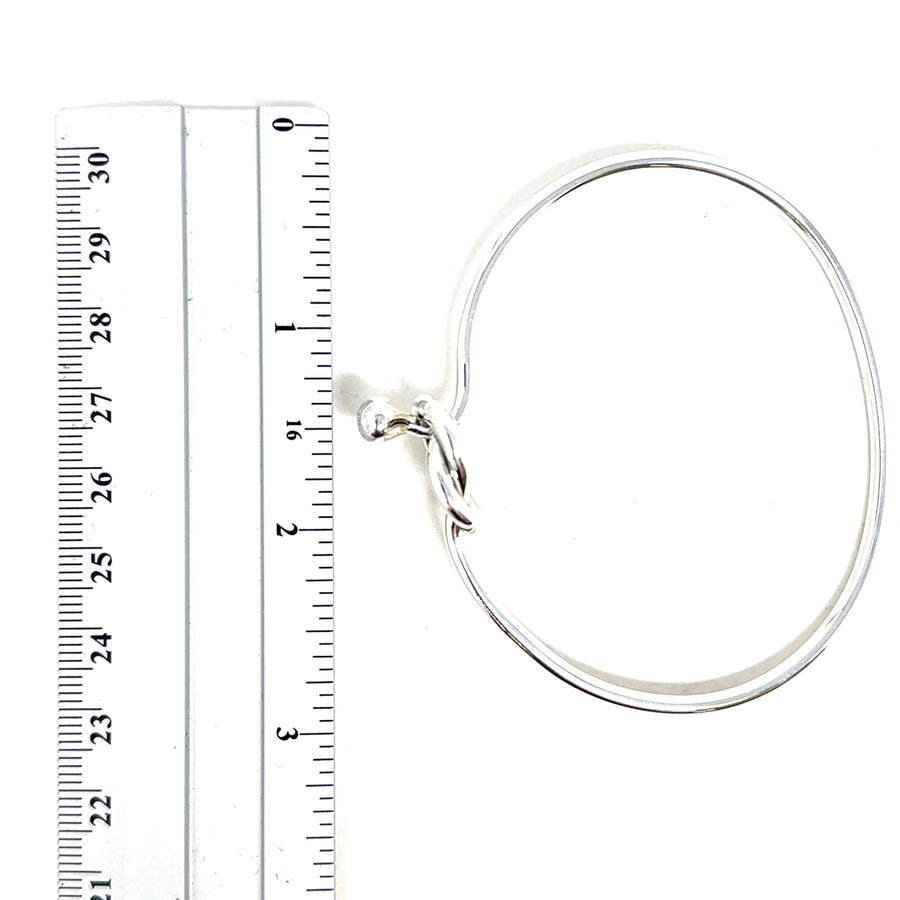 Sterling Silver Knot Front Bangle NEW!