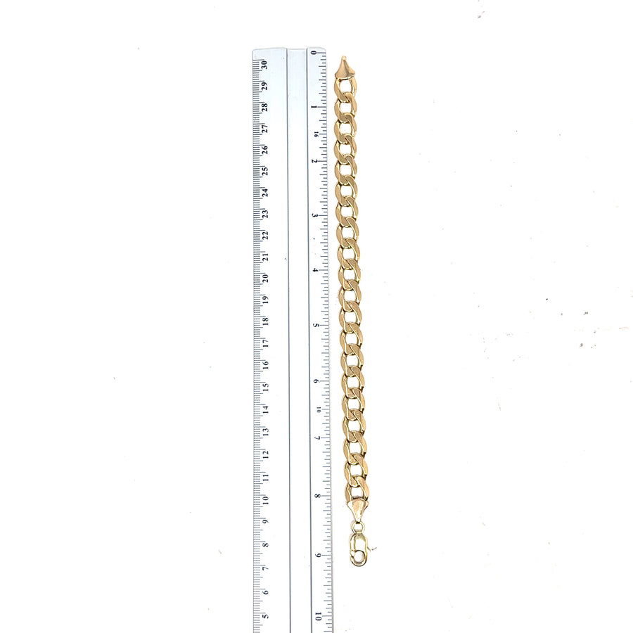 9ct Yellow Gold Curb Bracelet