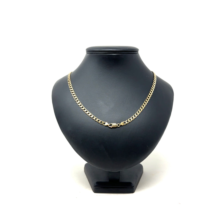 9ct Yellow Gold Curb Chain (24")