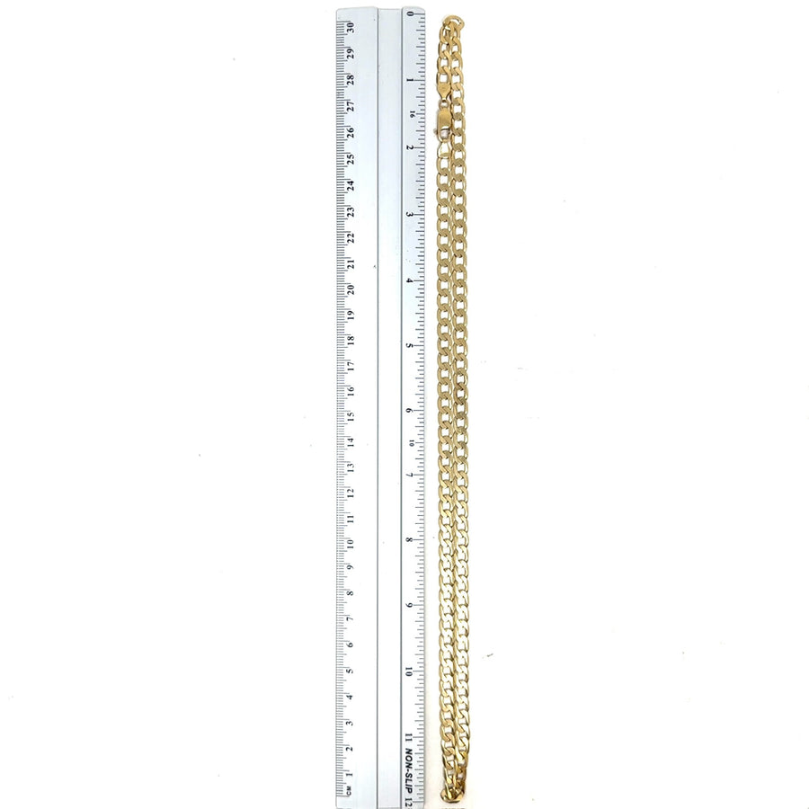 9ct Yellow Gold Curb Chain (24")