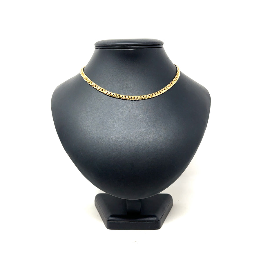 9ct Yellow Gold Curb Chain (15")