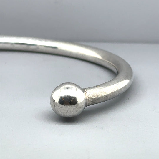 Sterling Silver Torque Bangle