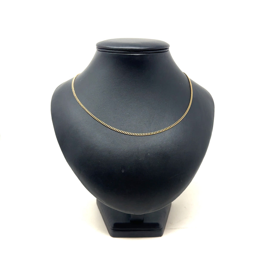 9ct Yellow Gold Curb Chain (21")