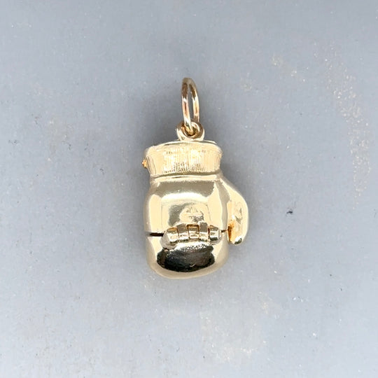 9ct Yellow Gold Boxing Glove Pendant