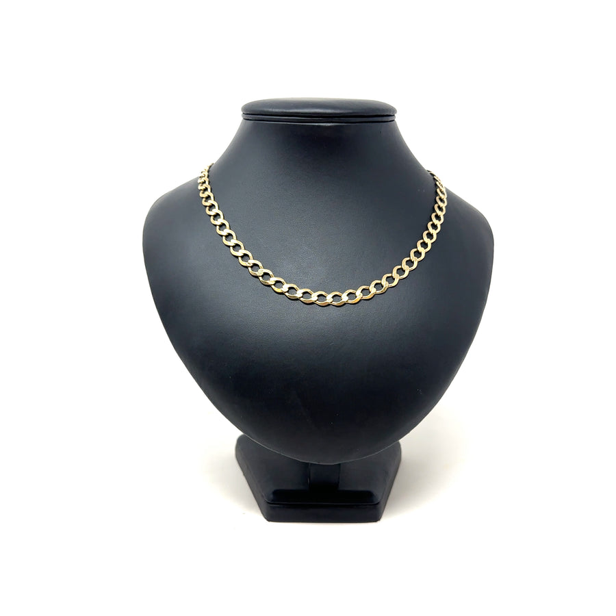 9ct Yellow Gold Curb Chain (24")