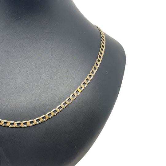 9ct Yellow Gold Curb Chain (21")