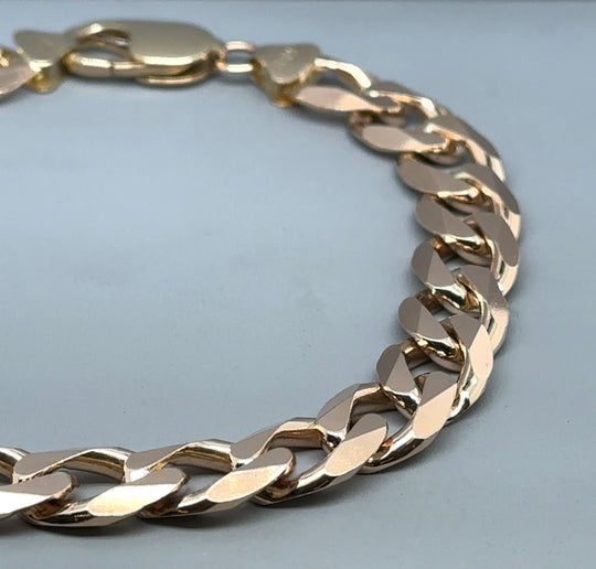 9ct Yellow Gold Curb Bracelet