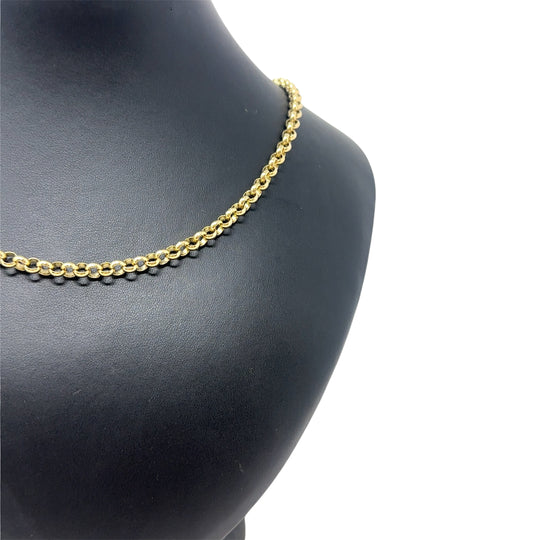 9ct Yellow Gold Belcher Chain (24")