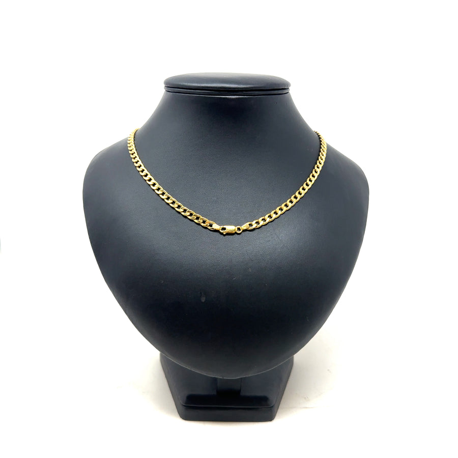 9ct Yellow Gold Curb Chain (20")