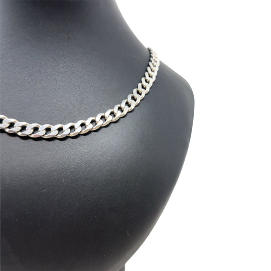 Sterling Silver Curb Chain (23")