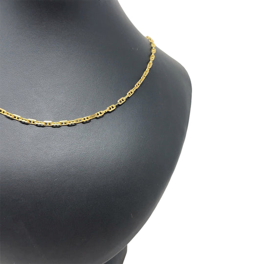 9ct Yellow Gold Marine Link Chain (22")