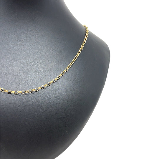 9ct Yellow Gold Fine Belcher Chain (29")