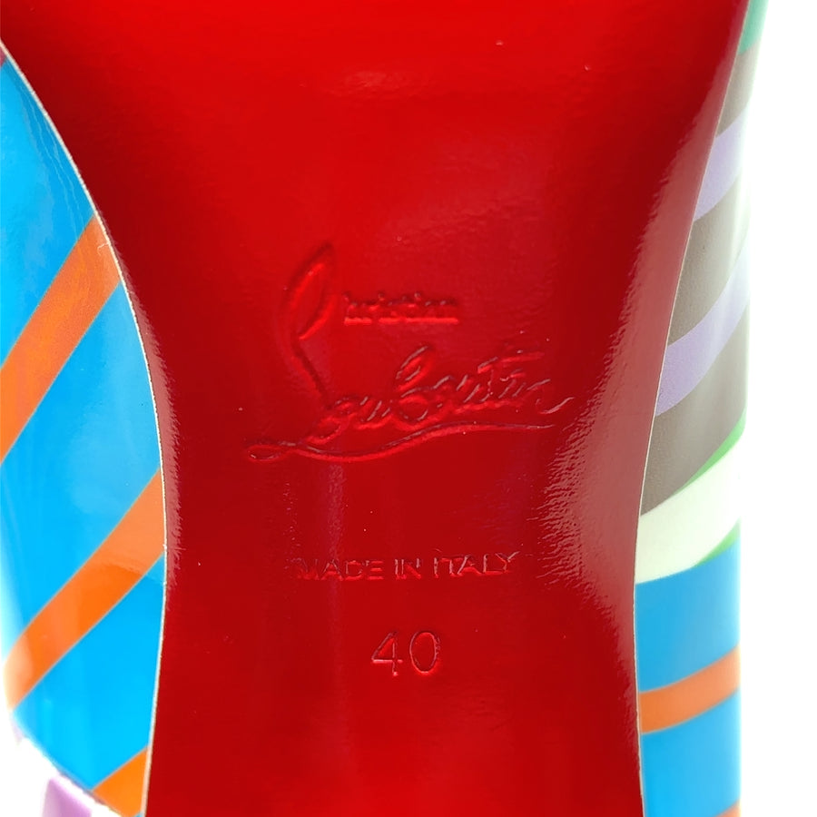 Pre-Owned Christian Louboutin So Kate Multi Colour Heels - UK Size 6 1/2 (EU 40)