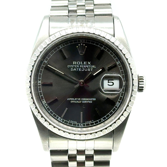 Pre-Owned Stainless Steel Datejust Rolex (Gents)