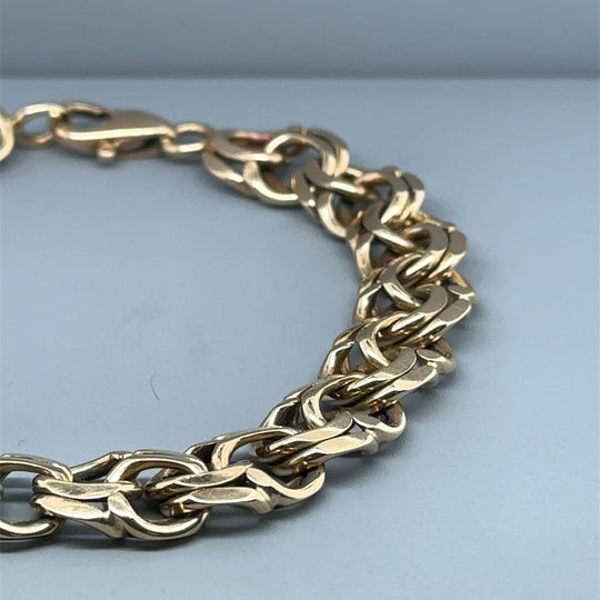 14ct Yellow Gold Fancy Link Bracelet