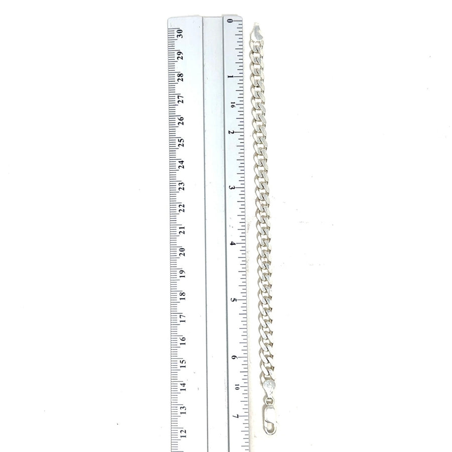 Sterling Silver Curb Bracelet
