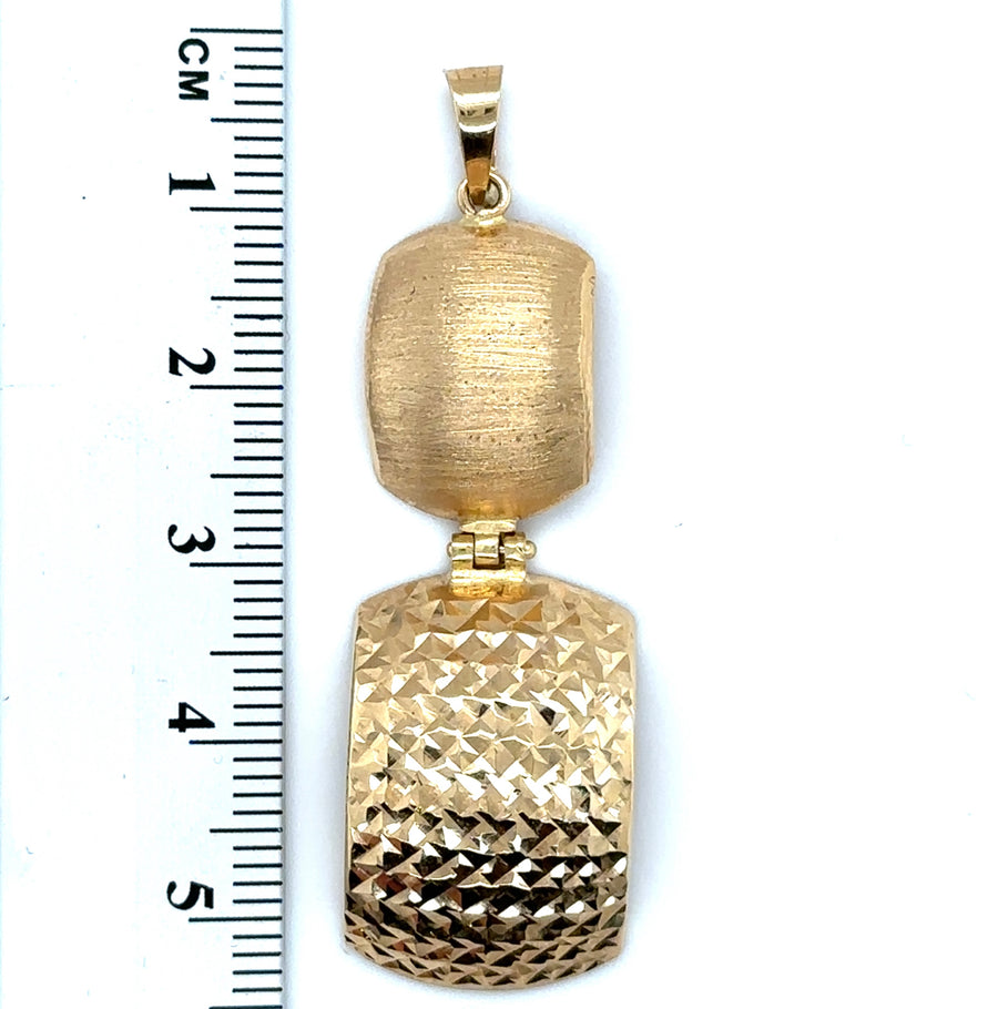 18ct Yellow Gold Fancy Pendant NEW!