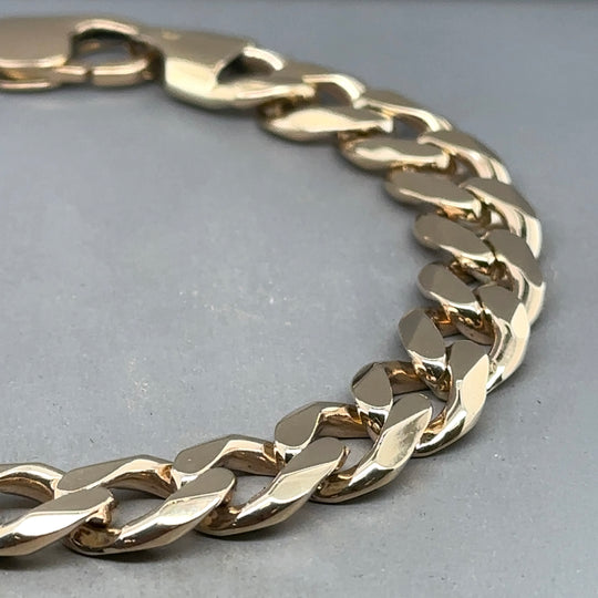 9ct Yellow Gold Curb Bracelet