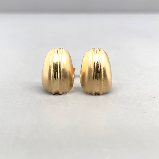 9ct Yellow Gold Fancy Stud Earrings