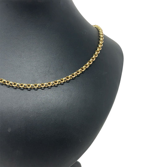 9ct Yellow Gold Belcher Chain (21")