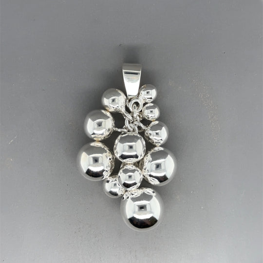 Sterling Silver Multiple Ball Drop Pendant NEW!