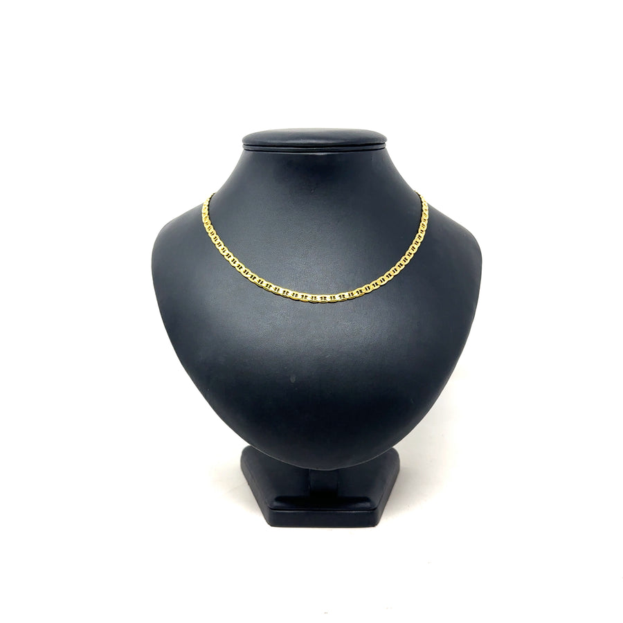 9ct Yellow Gold Marine Link Chain (18")
