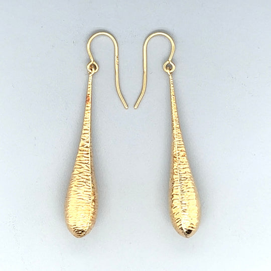 9ct Yellow Gold Drop Earrings