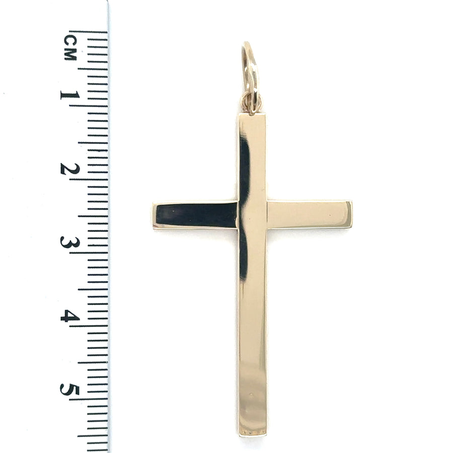 9ct Yellow Gold Cross Pendant