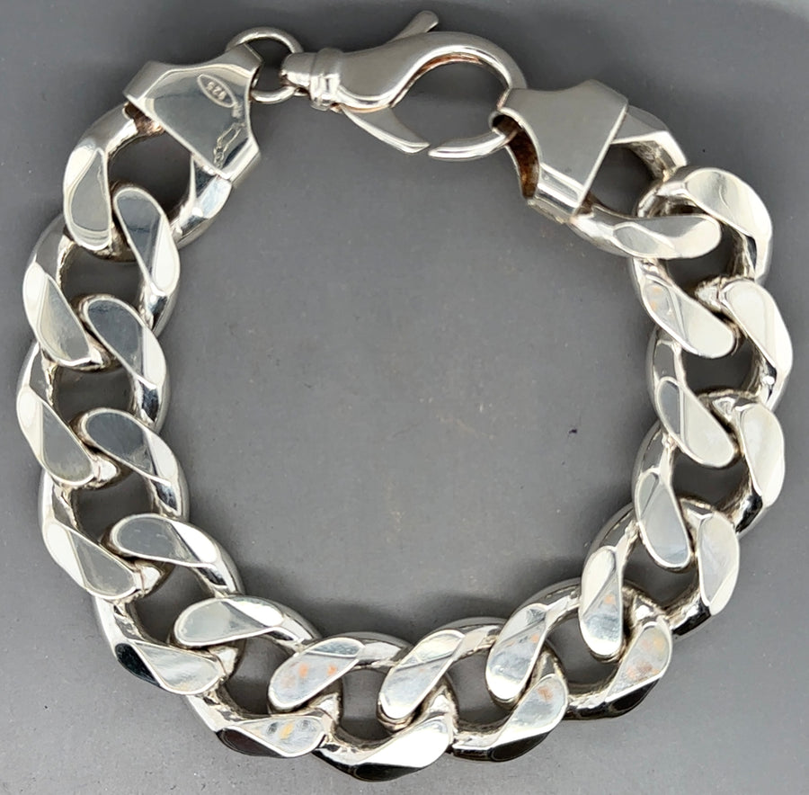 Sterling Silver Curb Bracelet