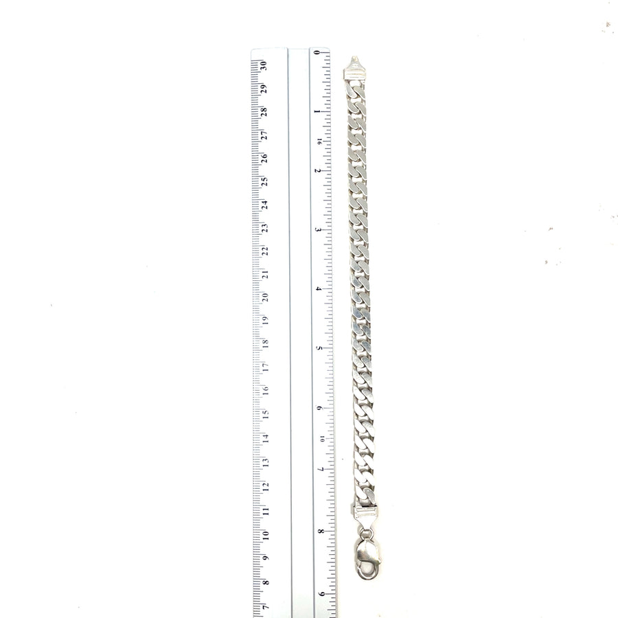 Sterling Silver Curb Bracelet