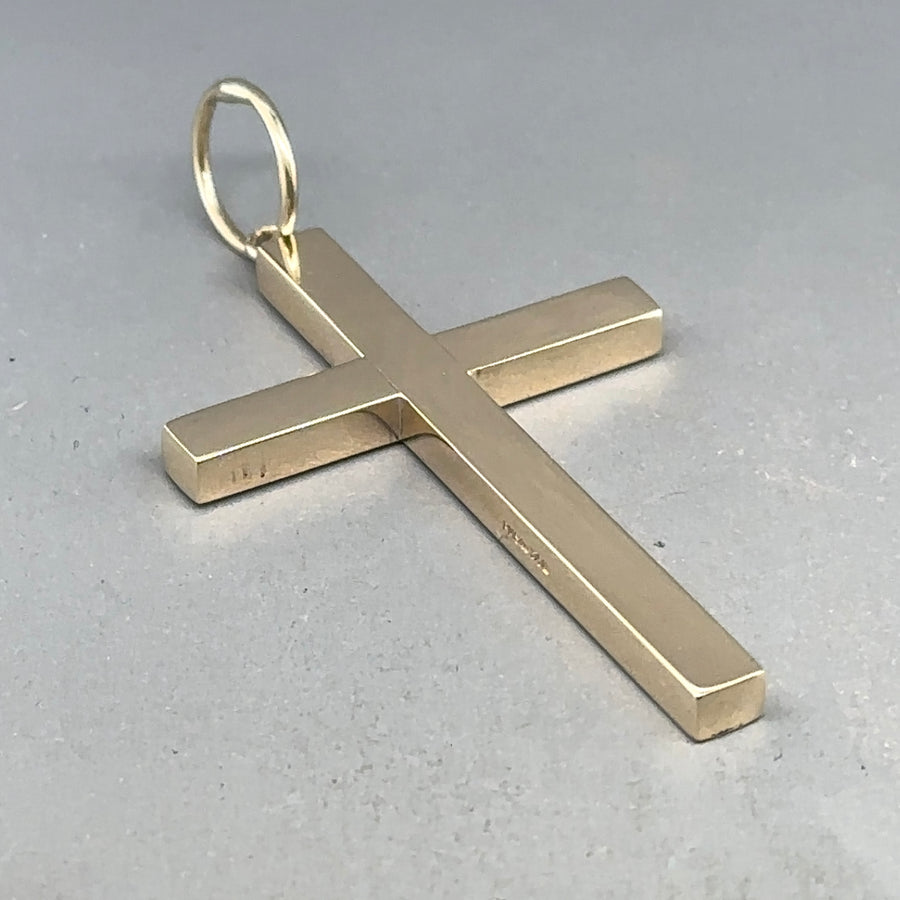 9ct Yellow Gold Cross Pendant