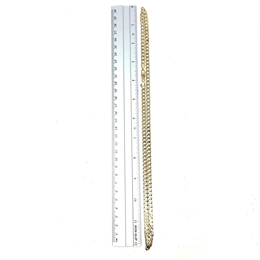 9ct Yellow Gold Curb Chain (24")