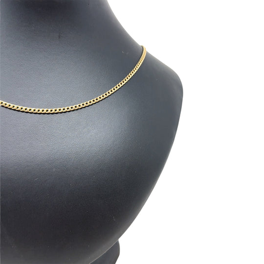 9ct Yellow Gold Curb Chain (30")