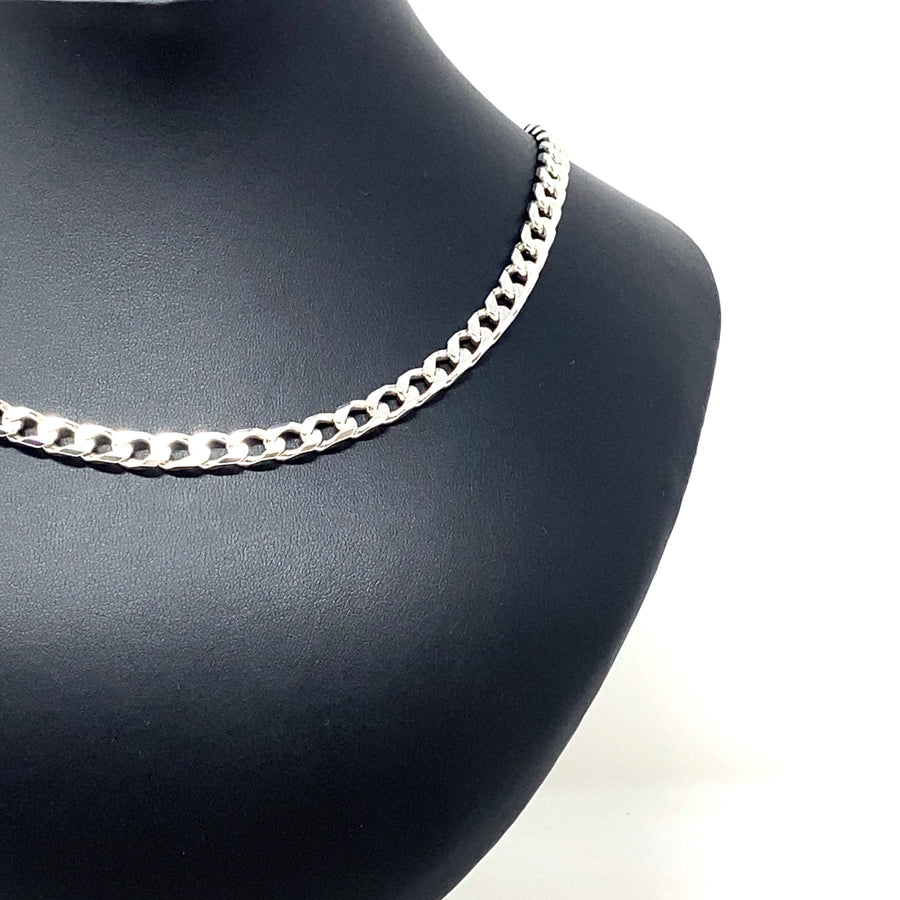 Sterling Silver Curb Chain (20")