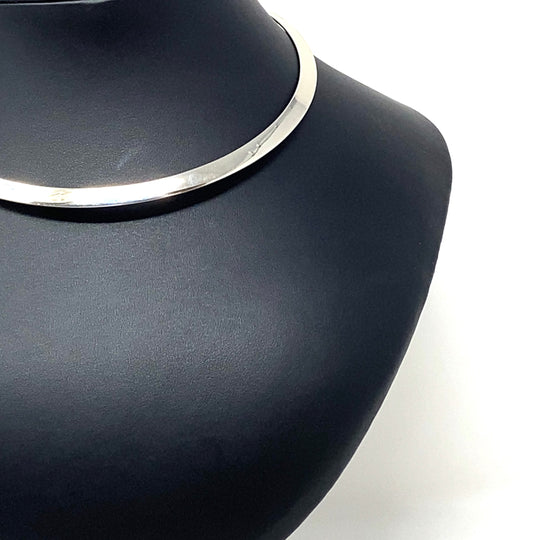 Sterling Silver Choker Necklet